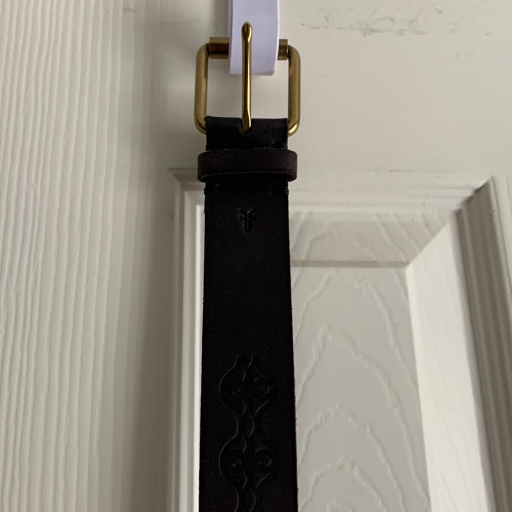 Frye leather belt